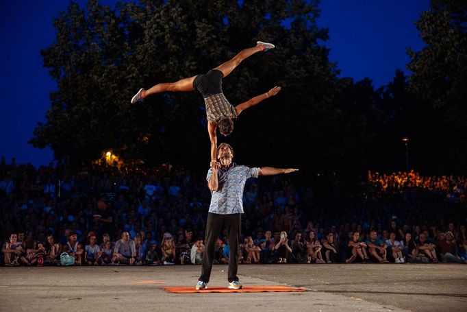 Snímek ze středečního zahájení festivalu Letní Letná.