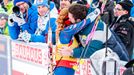 SP Ruhpolding, stíhačka Ž: Gabriela Soukalová a manžel Petr Koukal