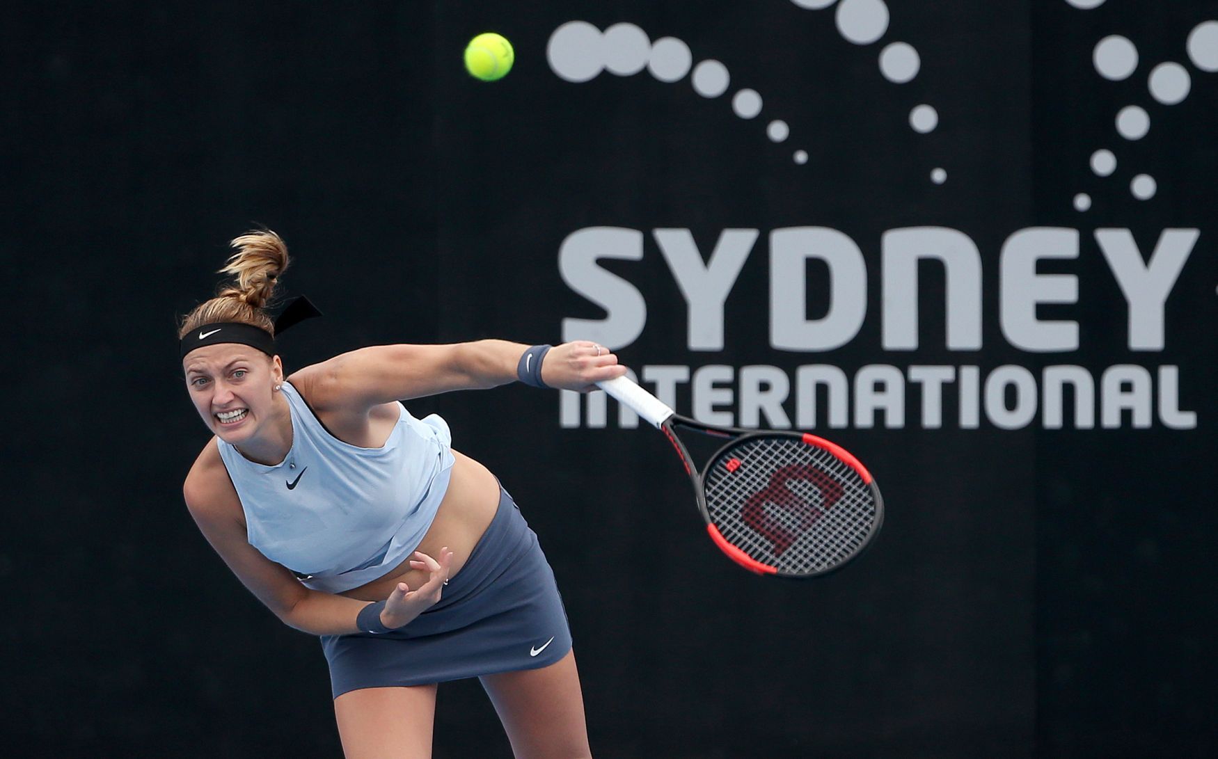 Petra Kvitová na turnaji v Sydney 2018