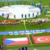 Oba týmy před zápasem Eura 2024 Česko - Turecko