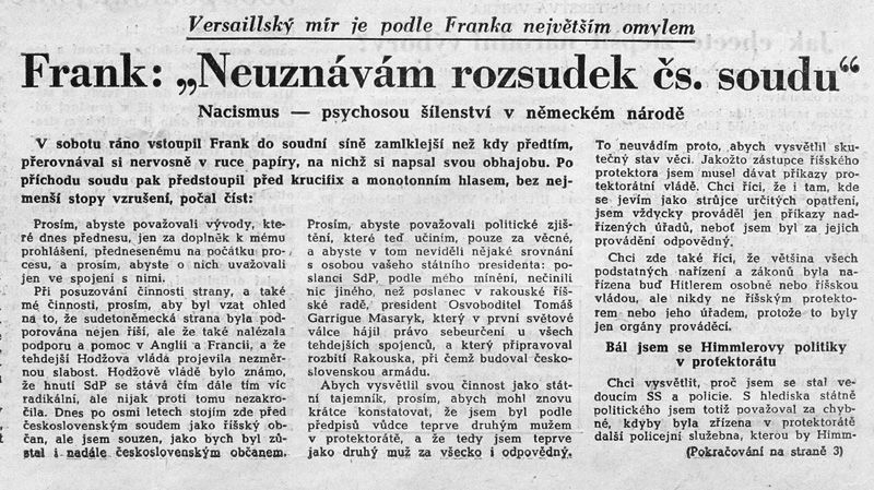 Mladá fronta, neděle 28. dubna 1946