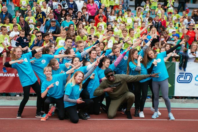 Usain Bolt na Čokoládové tretře 2016