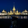 Bangkok, Thajsko. Pohřeb thajského krále, pětidenní ceremonie