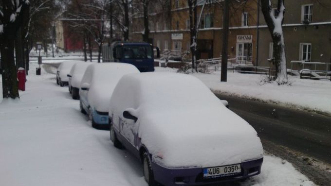 Sněžit bude znovu v průběhu odpoledne