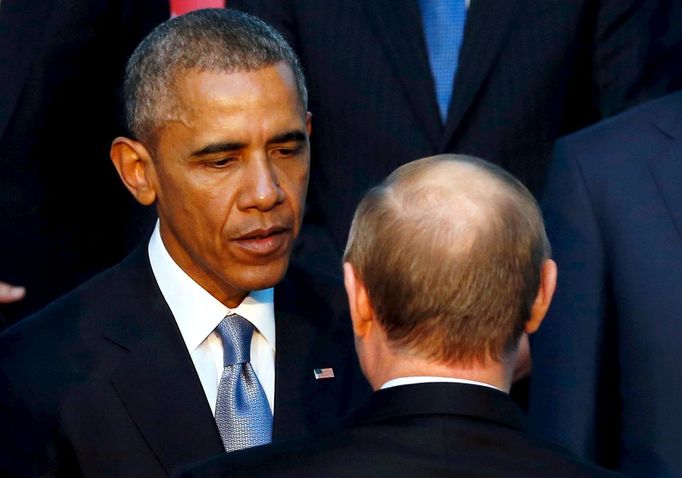 Barack Obama a Vladimir Putin na G20