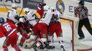 KHL, Lev Praha - Jekatěrinburg: souboj v brankovišti