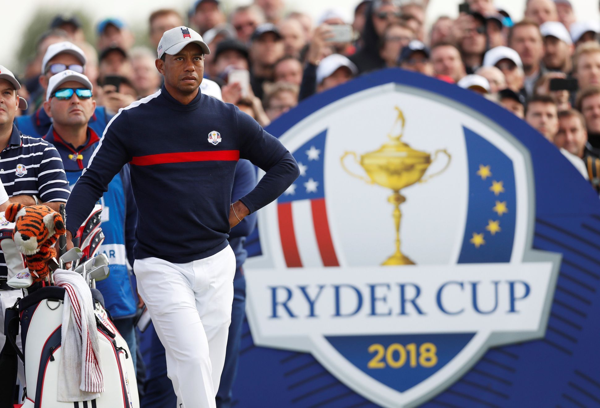 Ryder Cup 2018, první den: Tiger Woods