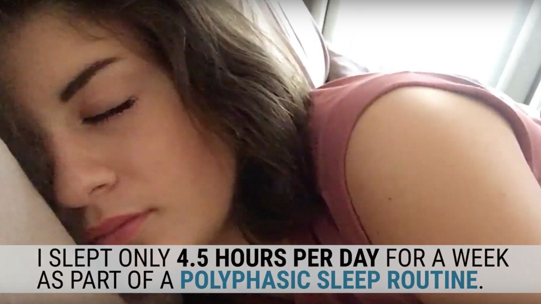 Polyfázový spánek - video
