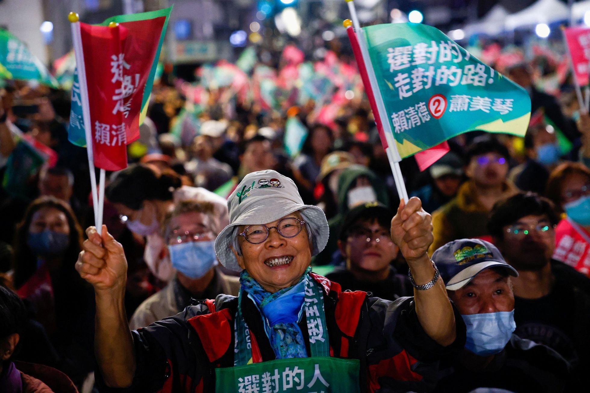 tchaj-wan prezidentské volby william Laj