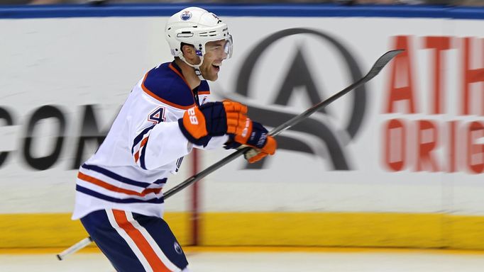 NHL: Edmonton Oilers at New York Islanders (Taylor Hall)