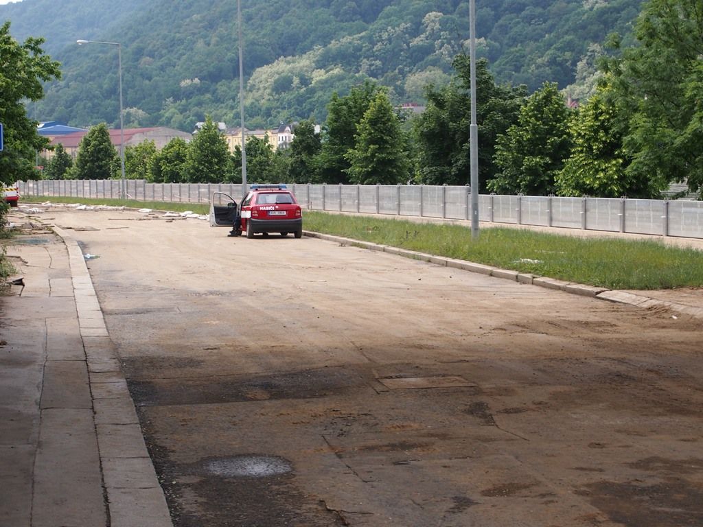 Povodeň červen 2013 - Ústí nad Labem 9. 6.