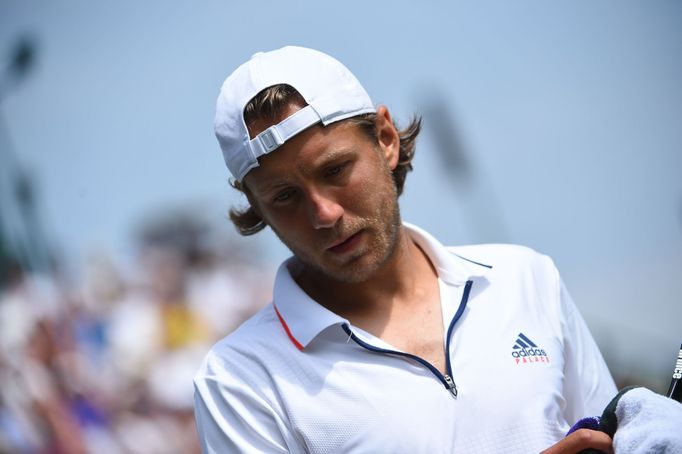 Lucas Pouille na Wimbledonu 2018