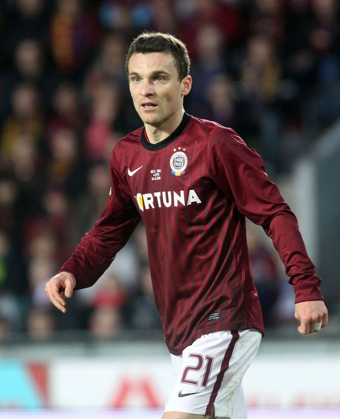 Fotbal, Sparta - Slavia: David Lafata