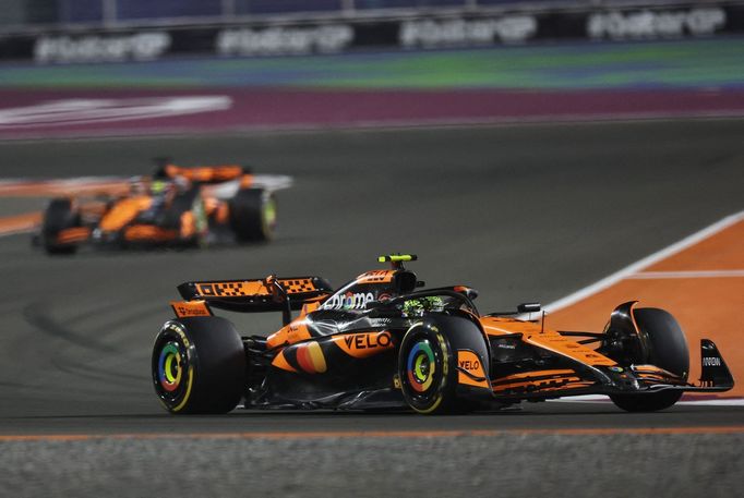 Lando Norris, McLarenu ve VC Kataru F1 2024