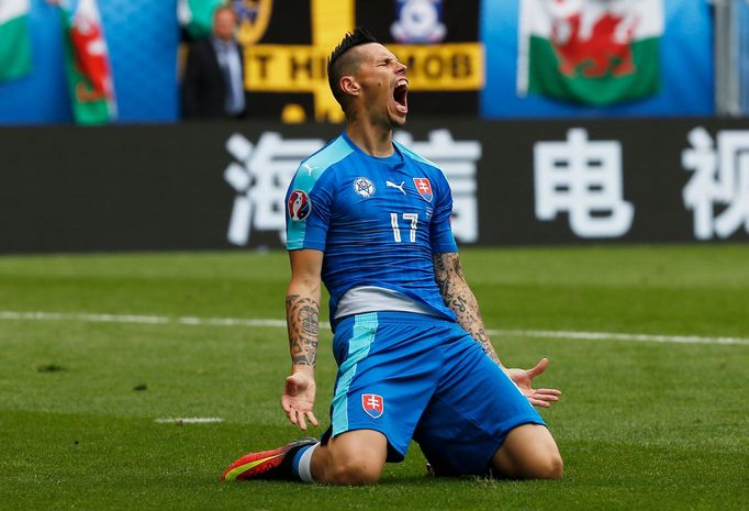 Euro 2016, Slovensko-Wales: Marek Hamšík