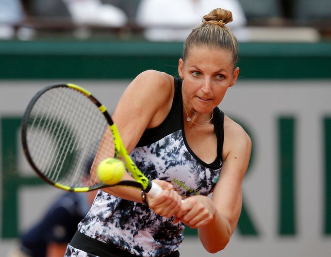 Kristýna Plíšková v prvním kole French Open 2018