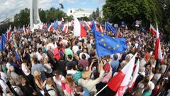 Demonstrace ve Varšavě
