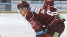 38. kolo hokejové extraligy 2018/19, Sparta - Kometa: Zklamaní sparťané (v popředí Jiří Smejkal)