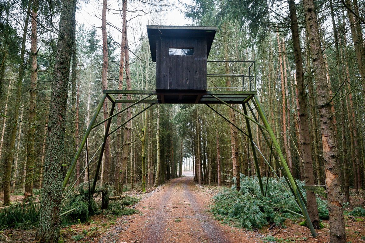 Lovec posedů / Fotogalerie / Posedy jak je určitě neznáte. Nechte se uhranout géniem myslivecké tvořivosti