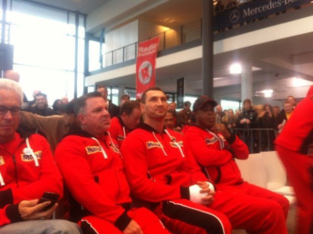 Vladimir Kličko před zápasem s Mariuszem Wachem