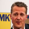 Michael Schumacher při příležitosti převzetí Zlatého volantu a tiskové konference.