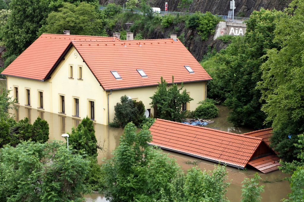Povodně Praha - Zbraslav, 4.6.