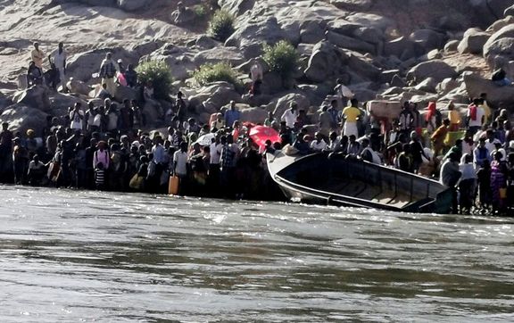 Lidé prchající před boji na hranicích Etiopie a Súdánu.