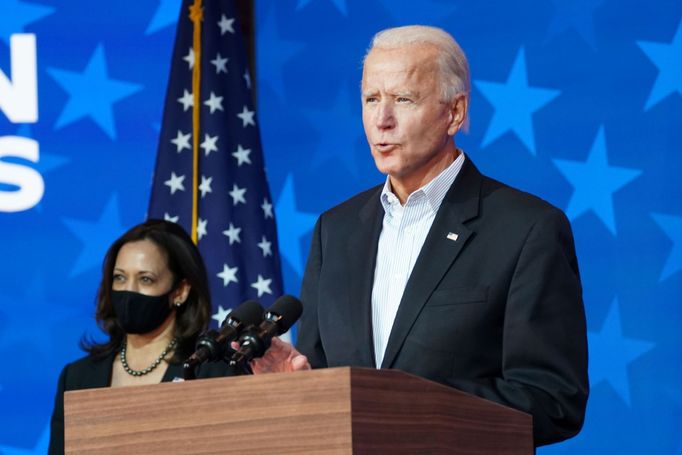 Kamala Harrisová a Joe Biden.