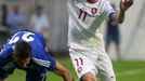 Fotbalista Milan Petržela v přípravném utkání České republiky s Finskem.