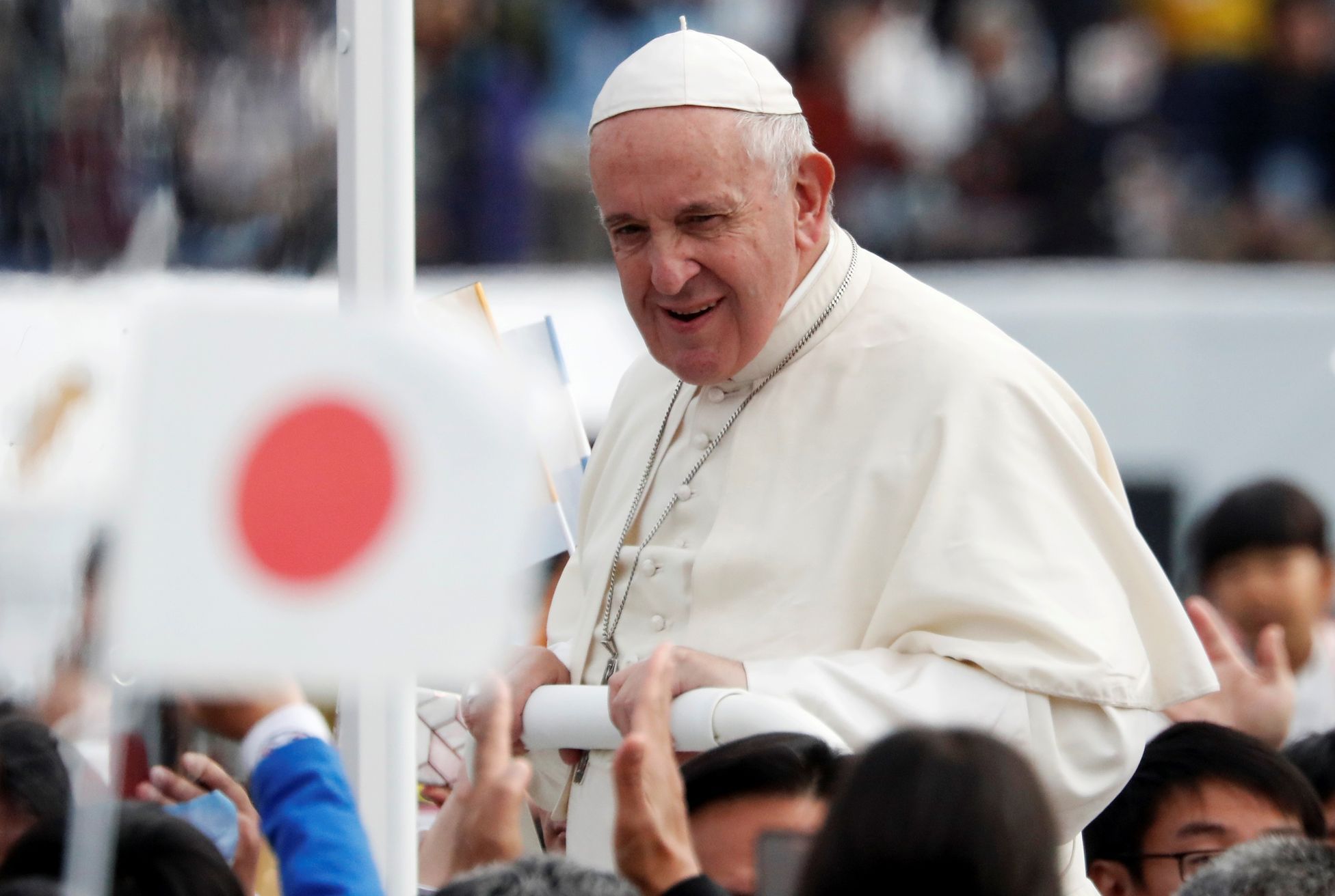 Papež František v Japonsku