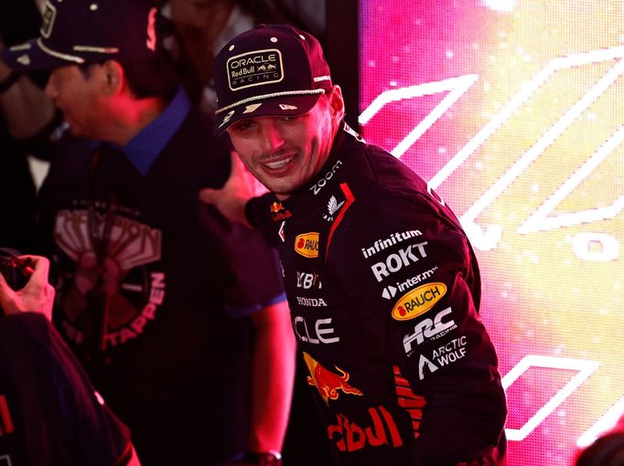 Max Verstappen z Red Bullu slaví třetí titul mistra světa F1 po sprintu v rámci VC Kataru 2023