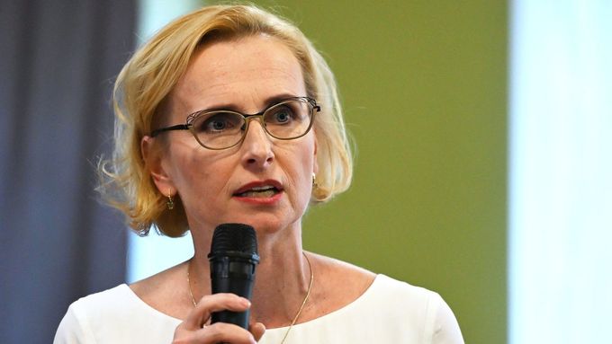 Lídryně uskupení Stačilo!  Kateřina Konečná (KSČM).