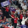 Čeští fanoušci během čtvrtfinále MS 2024 Česko - USA