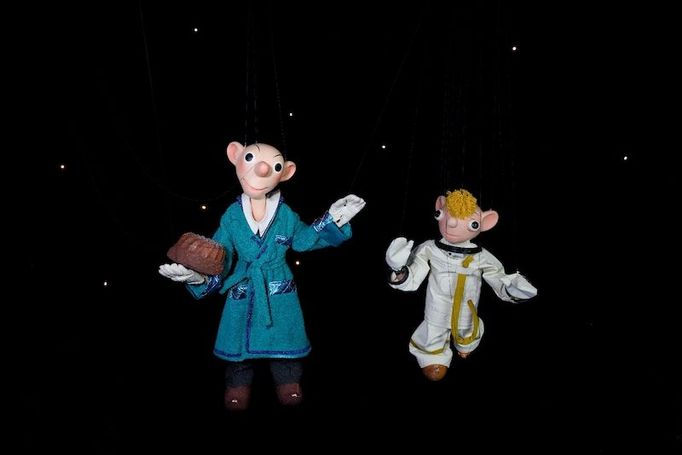 Z představení Hurvínkova vesmírná odysea.