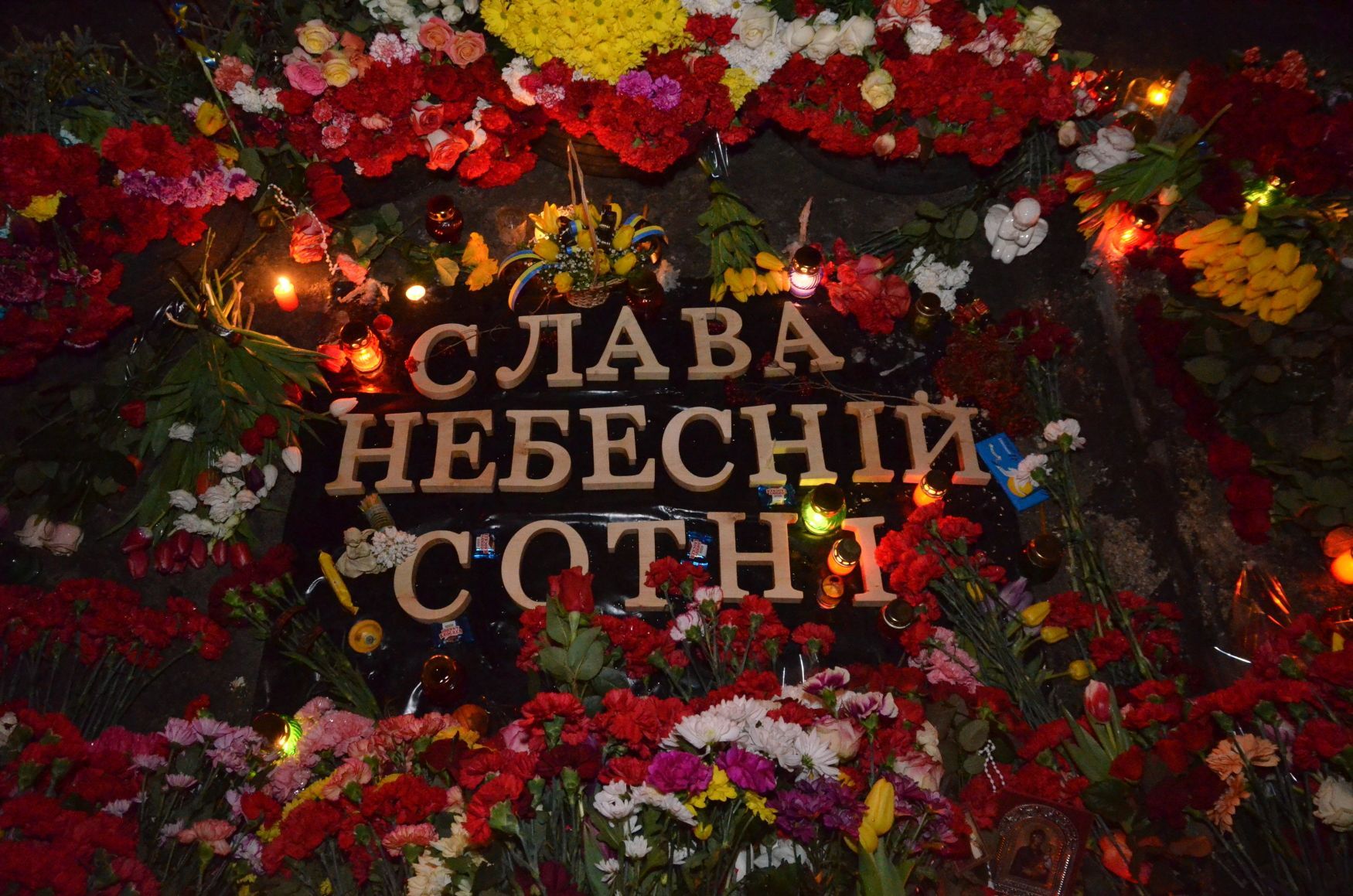 Jednorázové užití / Fotogalerie/ Uběhlo 5 let od masakru na ukrajinském Majdanu / ČTK
