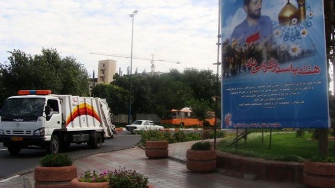 Poklidné ulice v Teheránu