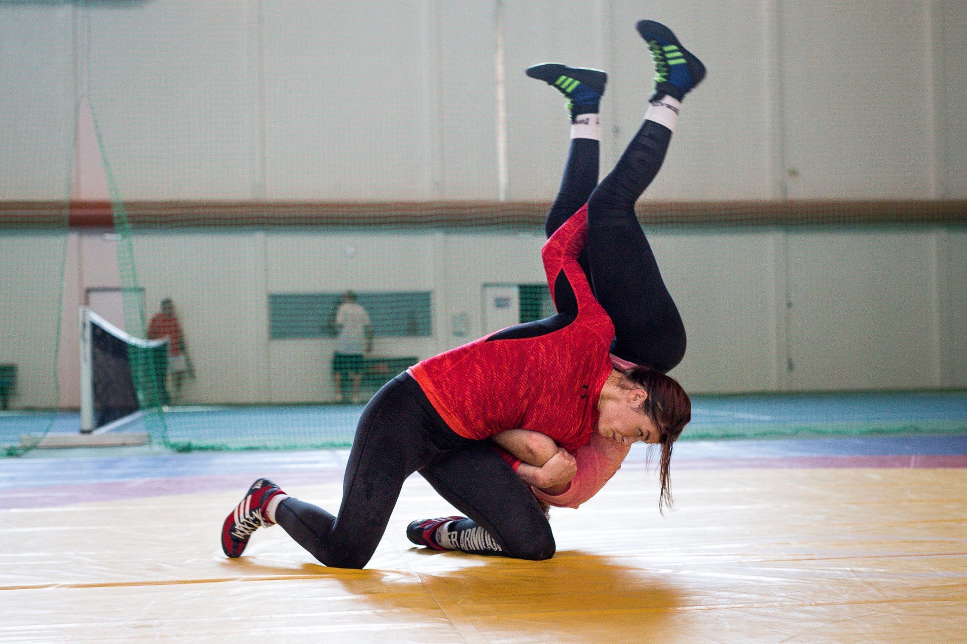 Zápasnice Adéla Hanzlíčková trénuje na olympiádu do Ria