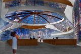 The interior of the basilica. The architects from Helika company have signed the contract for the basilica in the presidential palace of Gabon. Their next commission in Gabon should be an airport.