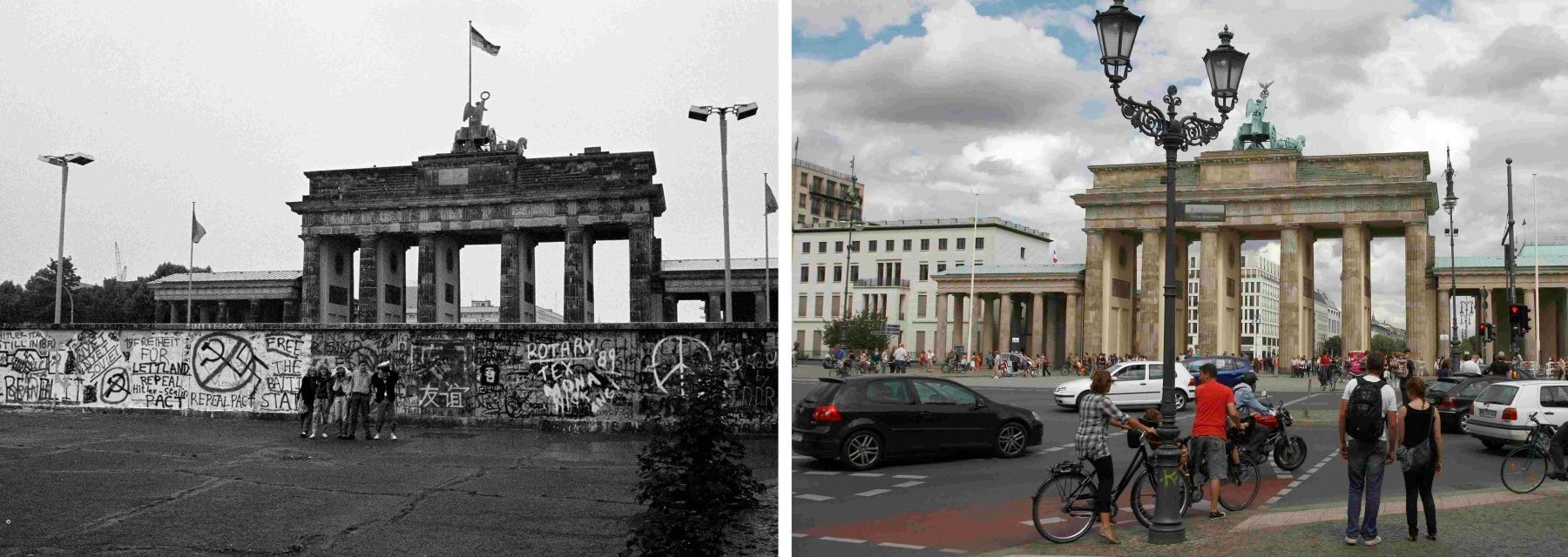Фрг и гдр берлинская стена. Западный Берлин Бранденбургские ворота стена. Берлин 1961-1989. ФРГ ГДР Западный Берлин. Бранденбургские ворота 1989.
