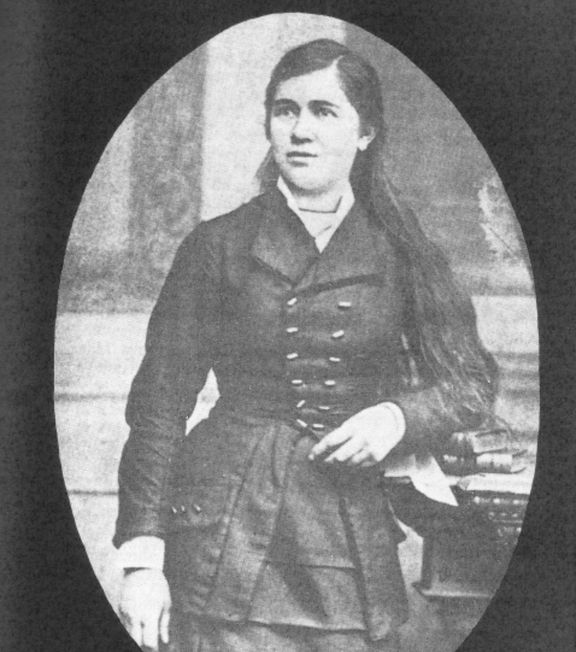Anna Pammrová v roce 1889. 