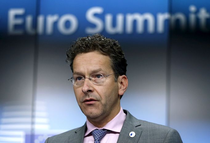 Prezident Euroskupiny Jeroen Dijsselbloem na TK