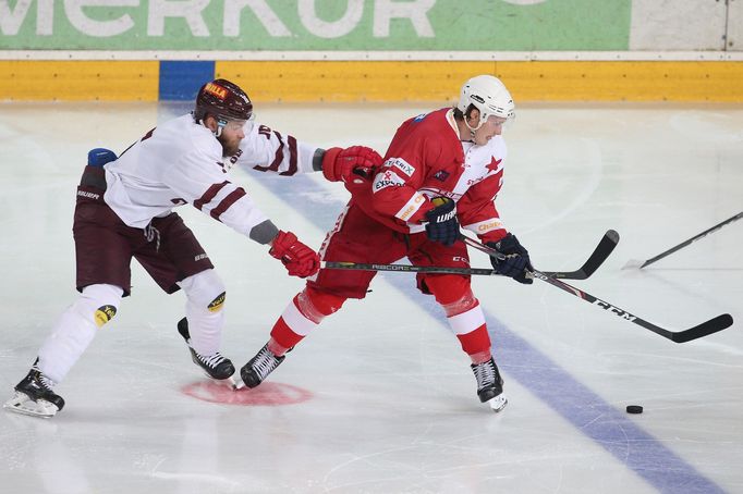 HC Sparta Praha - HC Slavia Praha, Adam Polášek, přípravný zápas