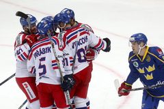 Češi pod Vůjtkem poprvé naplno bodovali, v Moskvě porazili neoblíbené Švédy