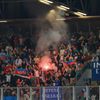 Fanoušci Karabachu v odvetě 4. předkola LM Plzeň - Karabach