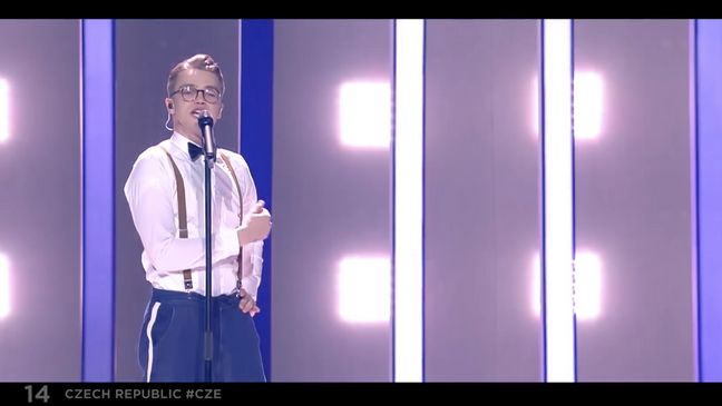Mikolas Josef s písní Lie To Me na finále Eurosongu