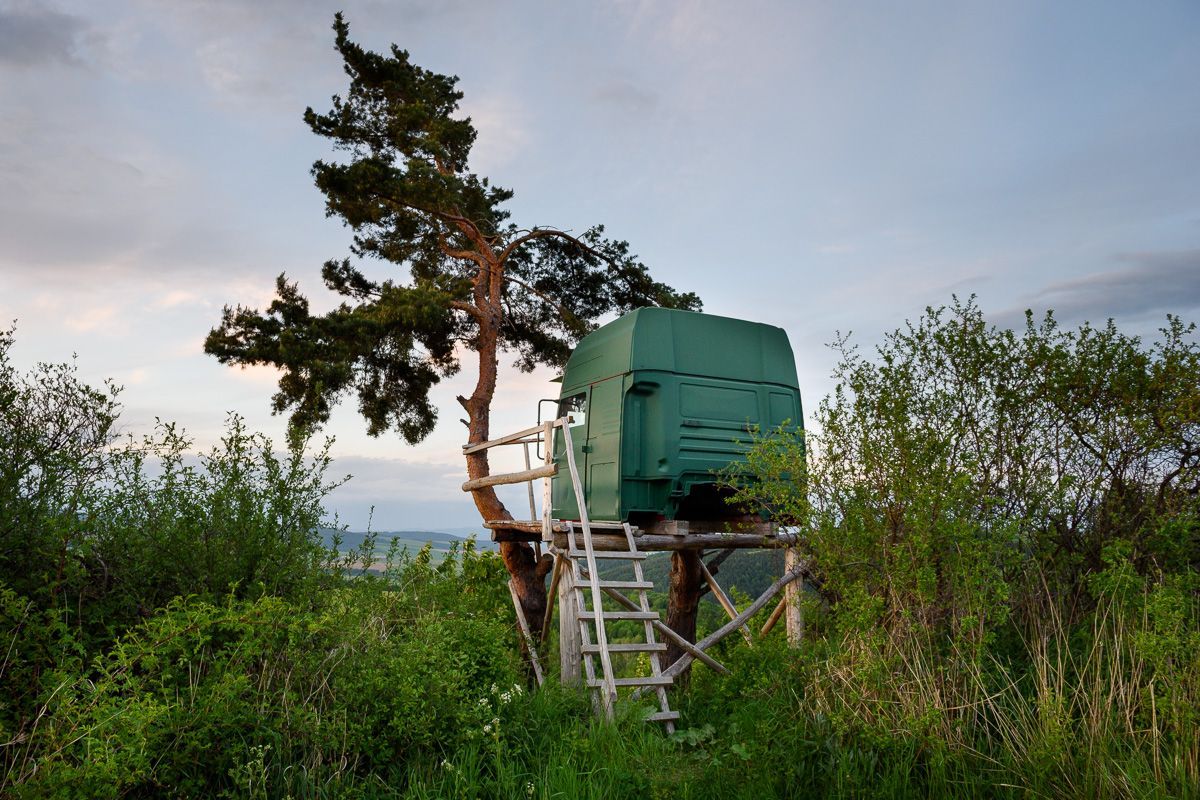 Lovec posedů / Fotogalerie / Posedy jak je určitě neznáte. Nechte se uhranout géniem myslivecké tvořivosti
