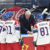 Miloš Říha v zápase Česko - Rusko na MS 2019