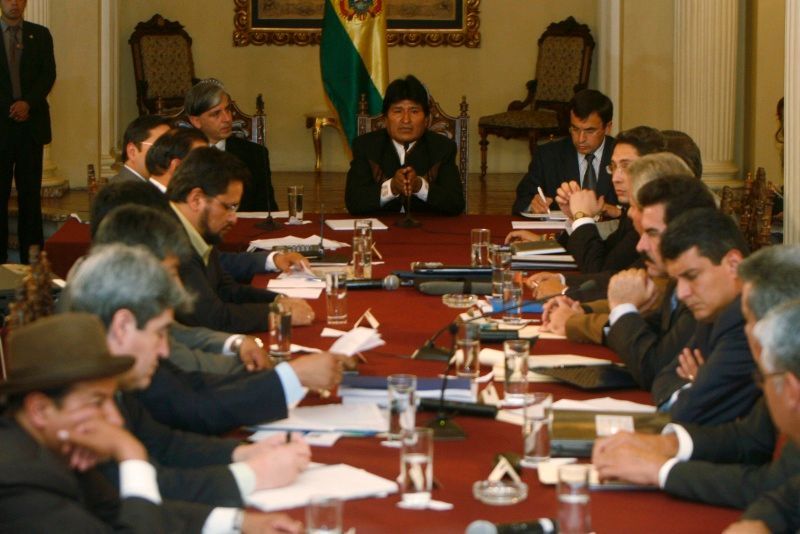 Morales na setkání s prefekty leden 2007