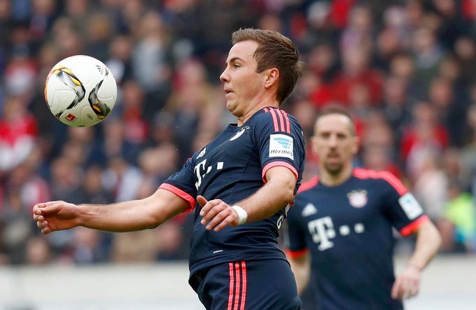 Mario Götze v dresu Bayernu Mnichov