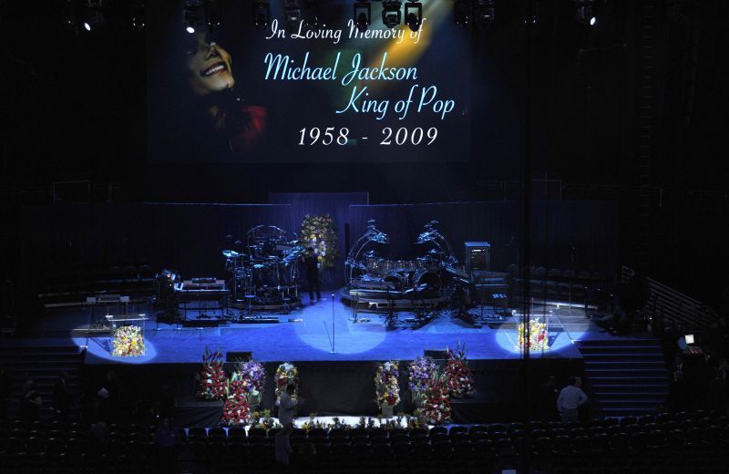 Rozloučení s Michaelem Jacksonem - Los Angeles